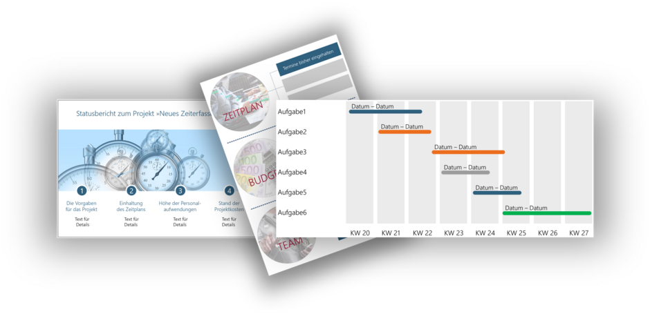 PowerPoint: Überzeugende Projektfolien nach dem Baukastenprinzip