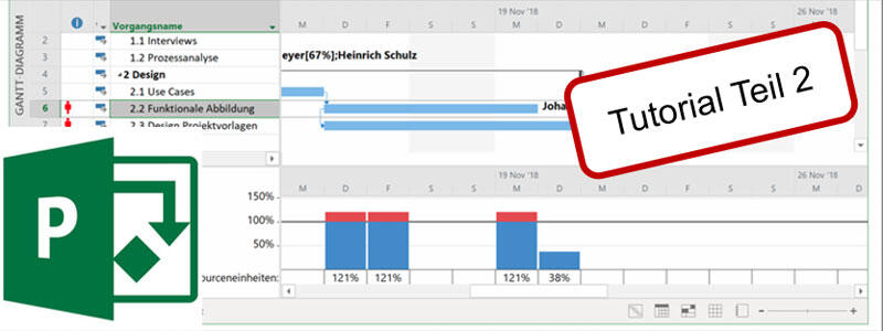 Tutorial für den Einstieg in Microsoft Project Tutorial für den Einstieg in Microsoft Project