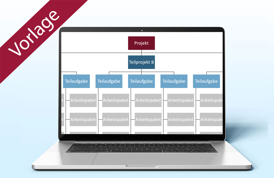 Projektstrukturplan erstellen | Vorlage PowerPoint Projektstrukturplan erstellen | Vorlage PowerPoint