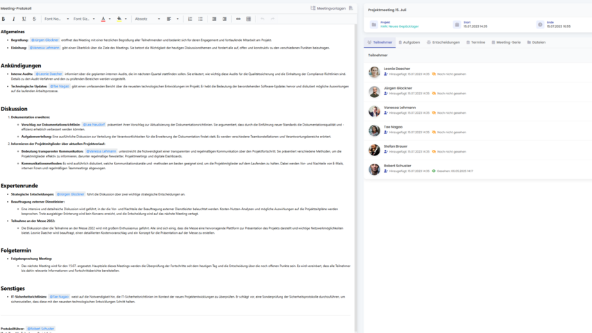 Meetingmanagement