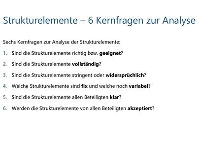 6 Kernfragen
