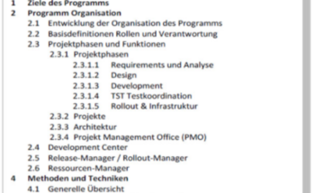 Projektdokumentation Vorlage
